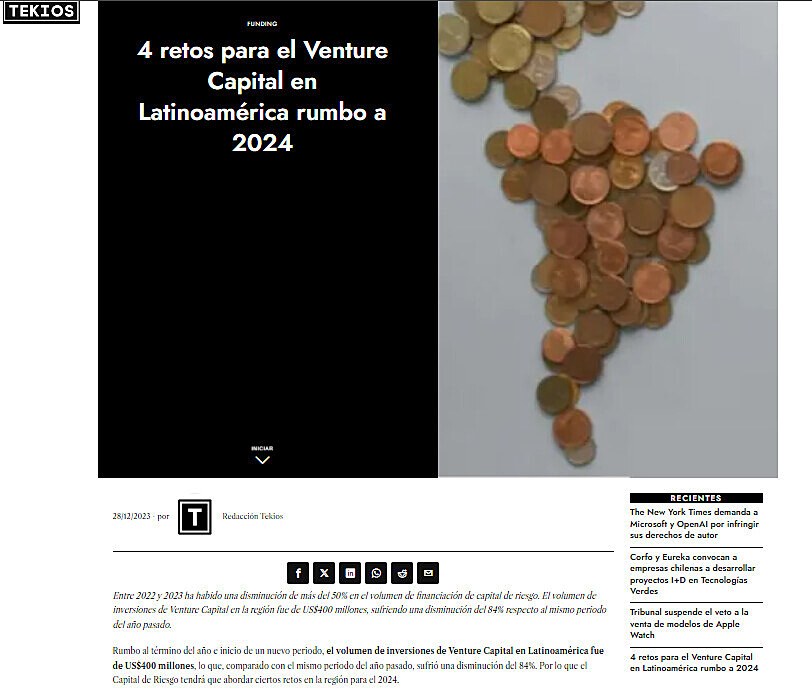 4 retos para el Venture Capital en Latinoamrica rumbo a 2024